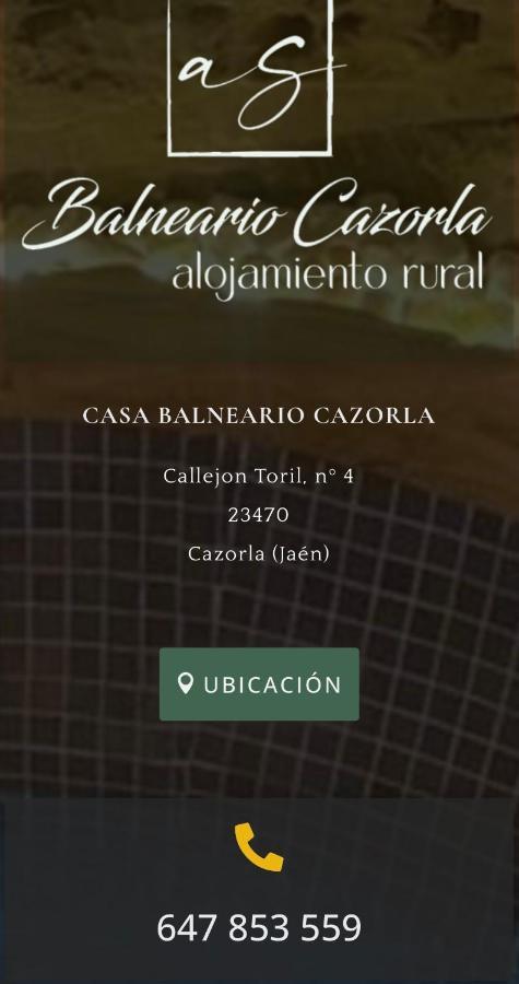 Villa Casa Balneario Cazorla Esterno foto
